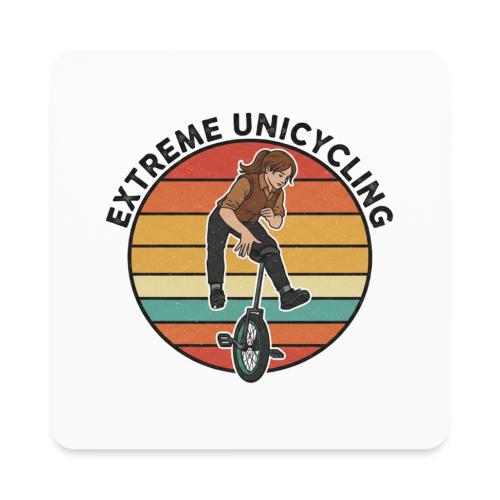 Extreme Girl Style Rider - Square Magnet