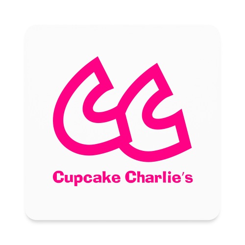 CC Cupcake Charlie's (One Line) - Square Magnet