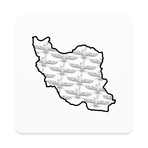 Iran Faravahar - Square Magnet