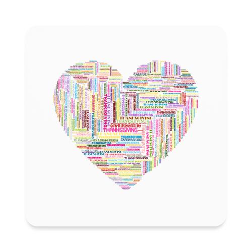 A Thanksgiving Heart - Square Magnet