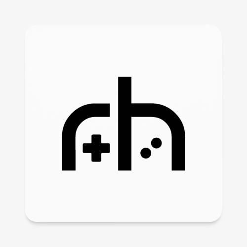 Retro Handhelds Black - Square Magnet