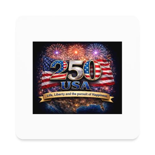 USA 250th Celebration - Square Magnet