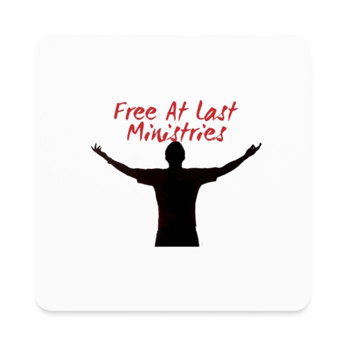 Free At Last Ministries Logo - Square Magnet