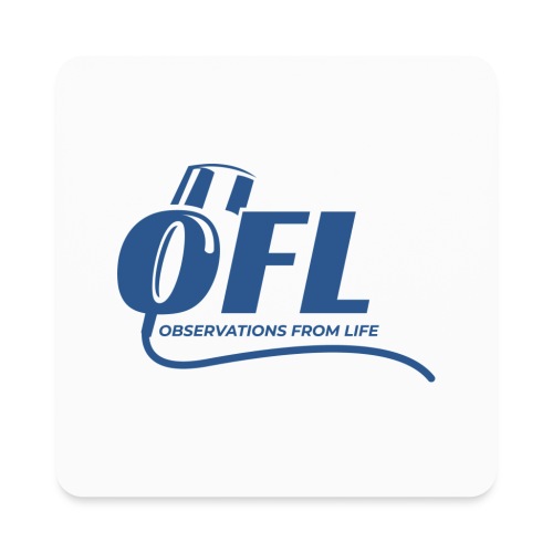 Observations from Life Alternate Logo - Square Magnet
