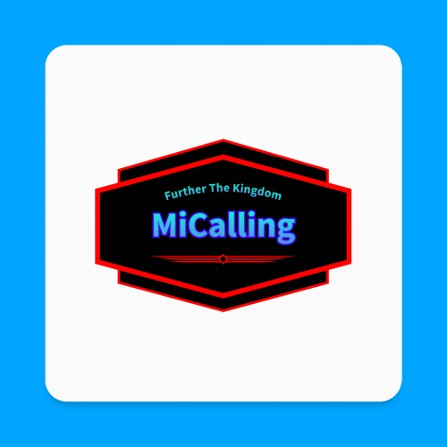 MiCalling Full Logo Product (With Black Inside) - Square Magnet