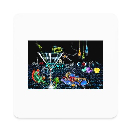 TSEL - Living the Lounge Lizard Life - Square Magnet