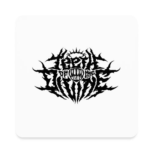 Teeth Of The Divine Logo BLACK - Square Magnet