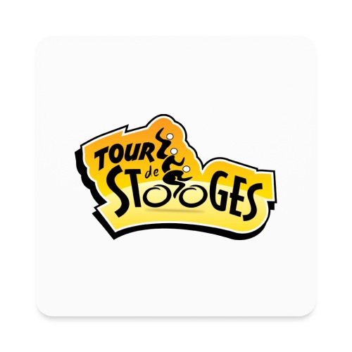 Tour de Stooges Logo - Square Magnet