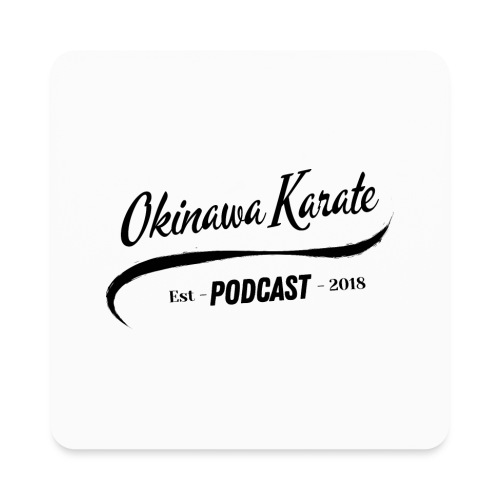 Okinawa Karate Podcast Baseball Design - Square Magnet