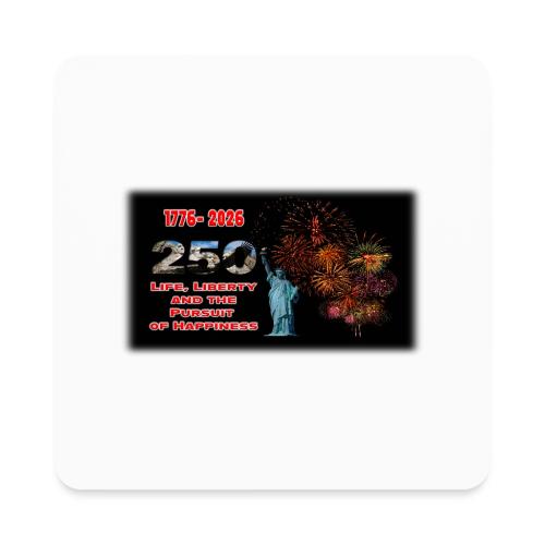 1776 - 2026 - 250 Years USA | Fireworks - Square Magnet