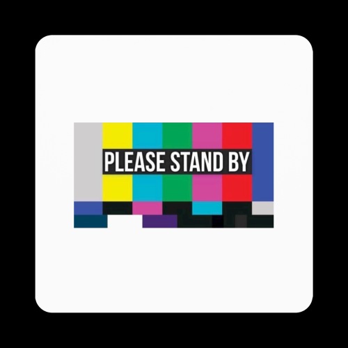 Please Stand By Color Bar Test Pattern - Square Magnet