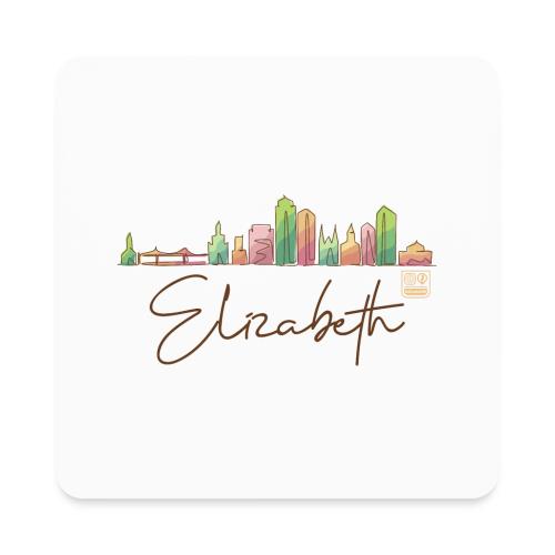 Elizabeth Skyline 04 - Square Magnet