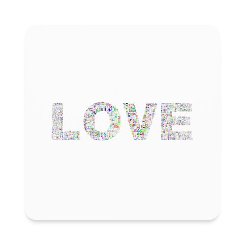 LOVE Peace Merchandise - Square Magnet