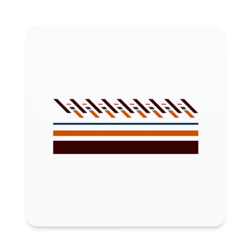 Cute, colorful striped designs for the seasons - Square Magnet