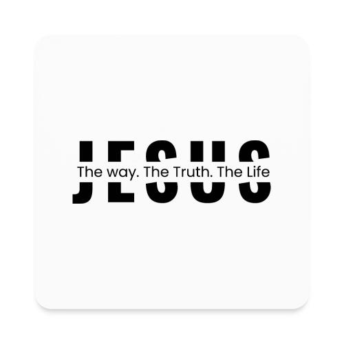 Jesus the Truth and the Life Bible Verse Merch - Square Magnet