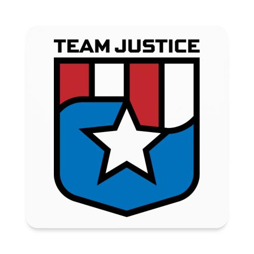 Team Justice Shield Logo - Square Magnet