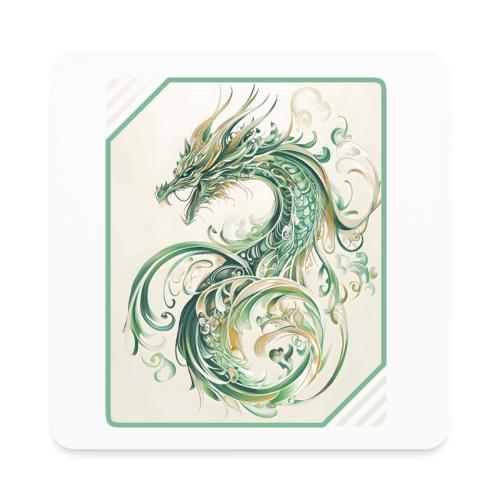 Brush of the Dragon - Square Magnet