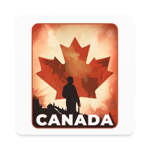Canada Stands Tall - Square Magnet