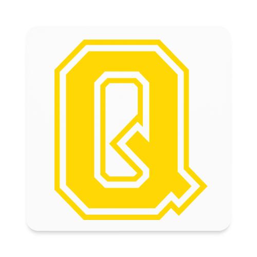 Letter Q – Capital Athletic Alphabet Monogram - Square Magnet