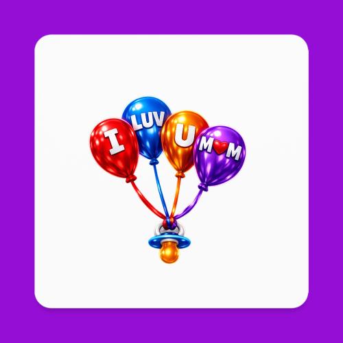 Balloon Love❤️ - Square Magnet