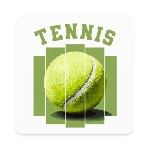 Tennis Minimal - Square Magnet