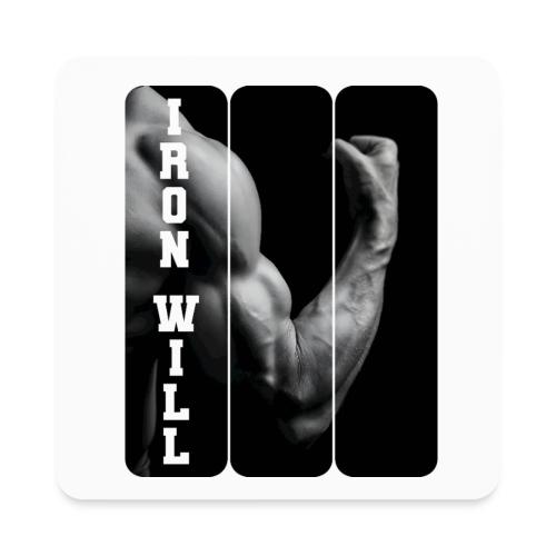 Bodybuilding: Iron Will - Square Magnet