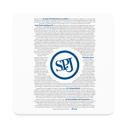 SPJ Code of Ethics - Square Magnet