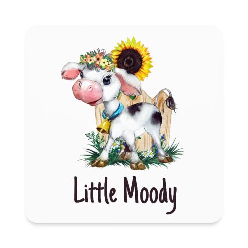 Litte Moody Cow - Square Magnet