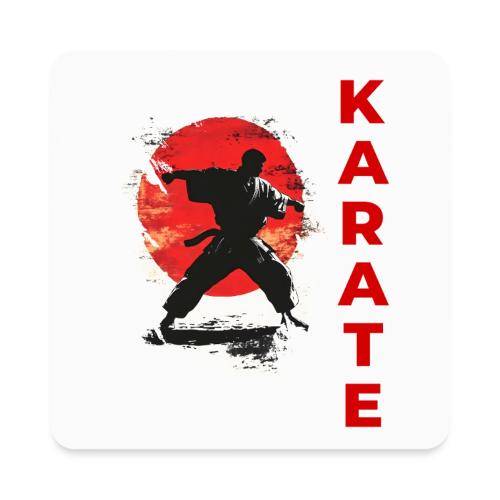 Karate: the spirit of discipline - Square Magnet