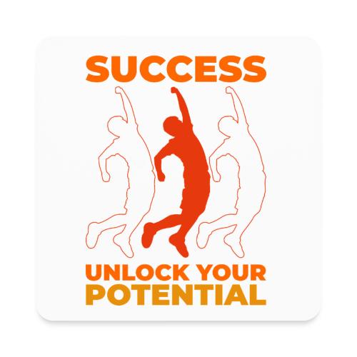 Unlock Success - Square Magnet