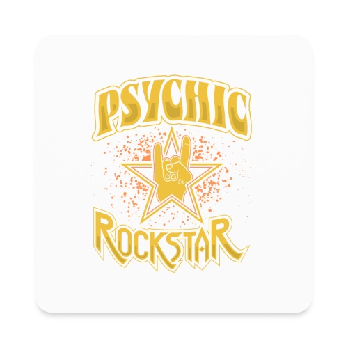 Psychic Rockstar - Square Magnet