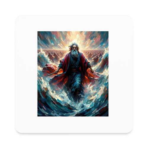 Moses and the great Exodus - Square Magnet