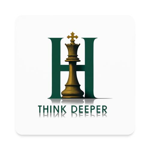 ThinkDeeperNow - Square Magnet