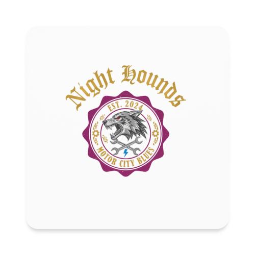Night Hounds Wolf Patch - Square Magnet