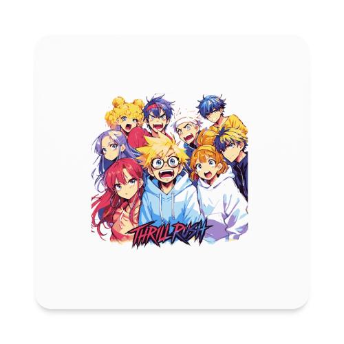Thrill Rush Anime Squad Streetwear - Square Magnet