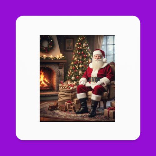 Santa Claus - Square Magnet