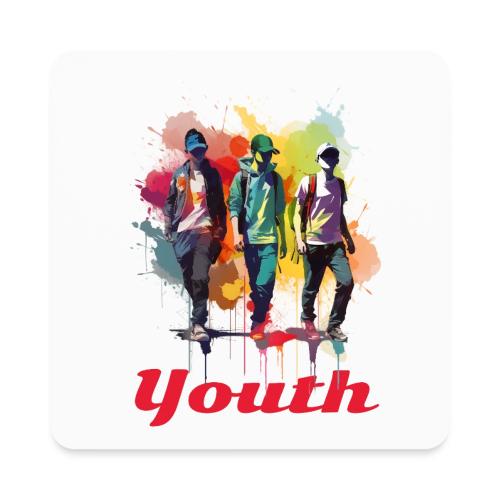 Forever Youthful - Square Magnet