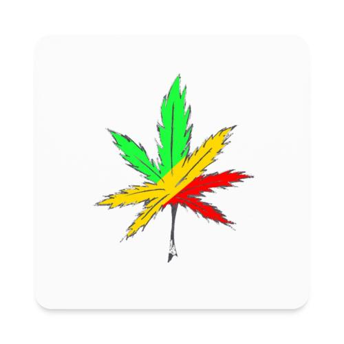 Rasta leaf - Square Magnet