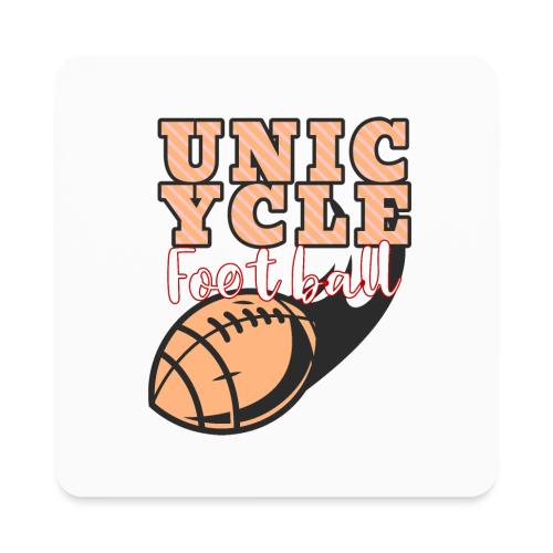 Unicycle Football - Square Magnet