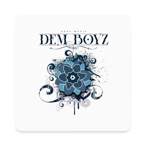 Flower Splash Blues - Square Magnet
