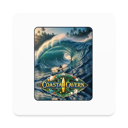 Coastal Cavern Wave - Square Magnet