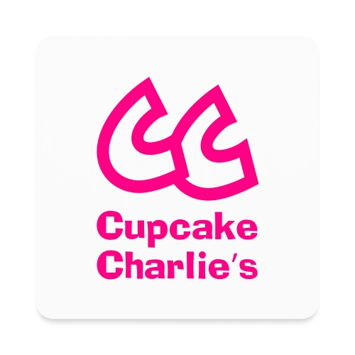 CC Cupcake Charlie's - Square Magnet