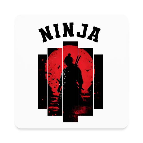 Ninja in the Shadows - Square Magnet