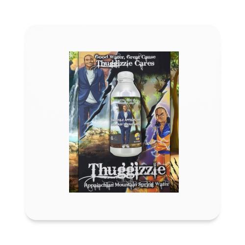 Thuggizzle Appalachian Mountain Spring Water Merch - Square Magnet