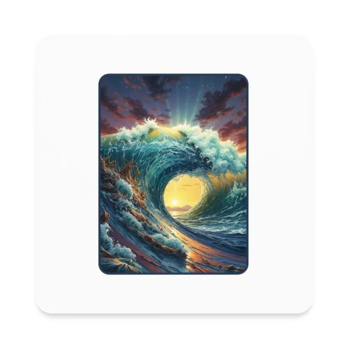 Eternal Circle Wave - Square Magnet