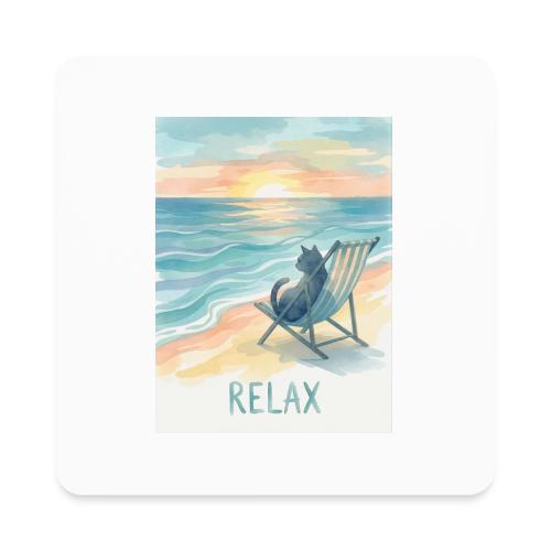 Relaxing Water - Square Magnet