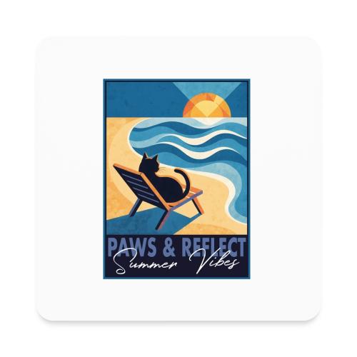 Paws Reflect - Square Magnet