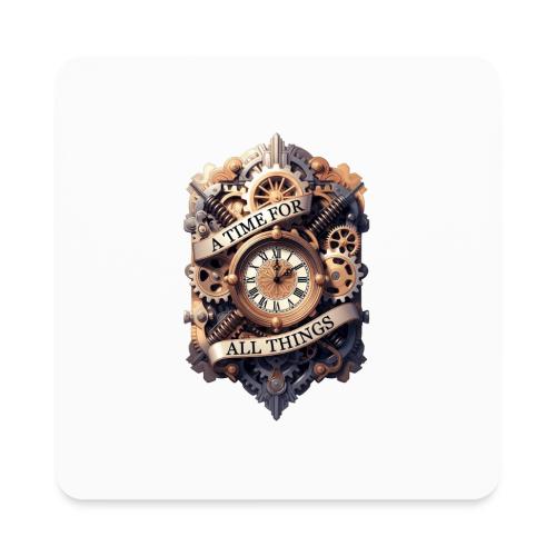 Ornate Clockwork T-Shirt - Square Magnet