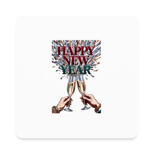 Toasting Hands T-Shirt Confetti Shower Premium - Square Magnet