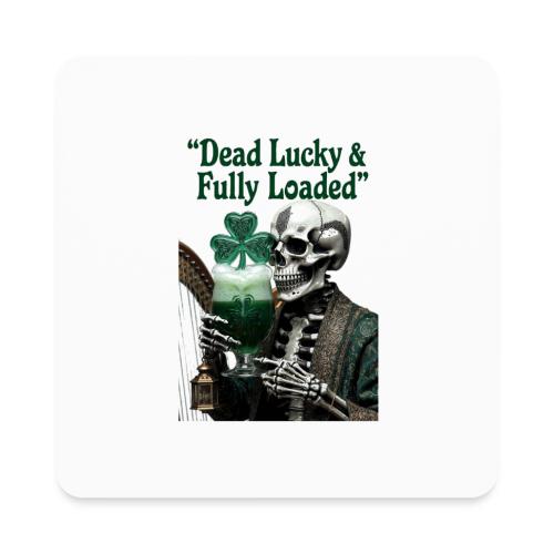 Lucky Skeleton Stout T-Shirt - Square Magnet